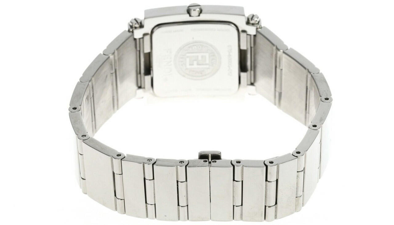 New Fendi 30MM Silver Dial S-Steel Men
