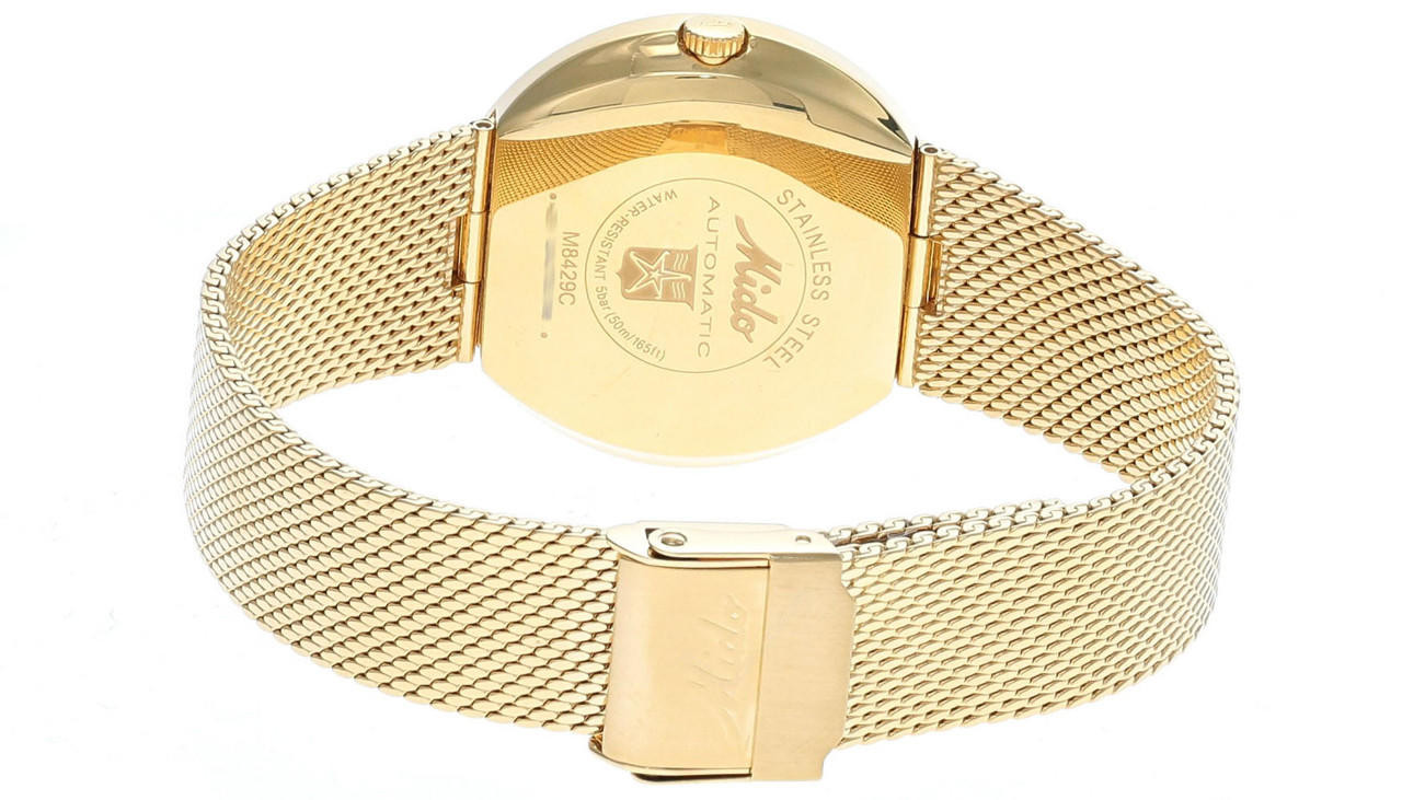 MIDO Commander 1959 37MM Yellow Gold Dial Men's Watch M8429.3.22