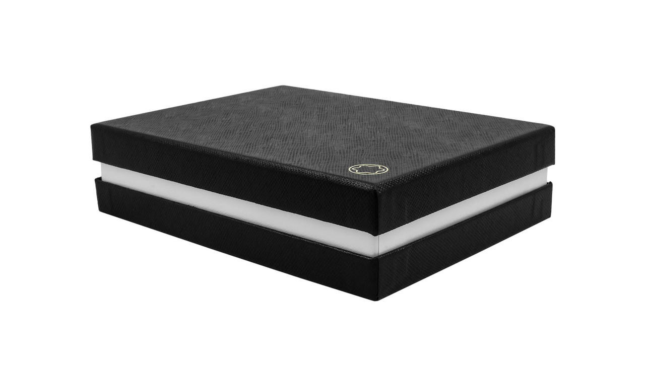 MONTBLANC Sartorial 6cc Blue Saffiano Leather Print Wallet 128585