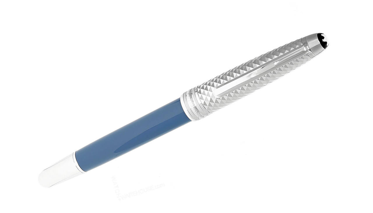 MONTBLANC Meisterstuck Glacier Doue Blue Rollerball Pen 129404