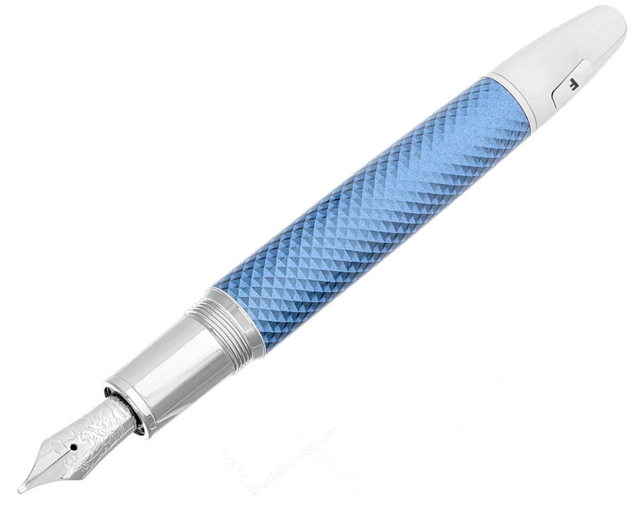 MONTBLANC Meisterstuck Glacier Solitaire (F) Nib Fountain Pen