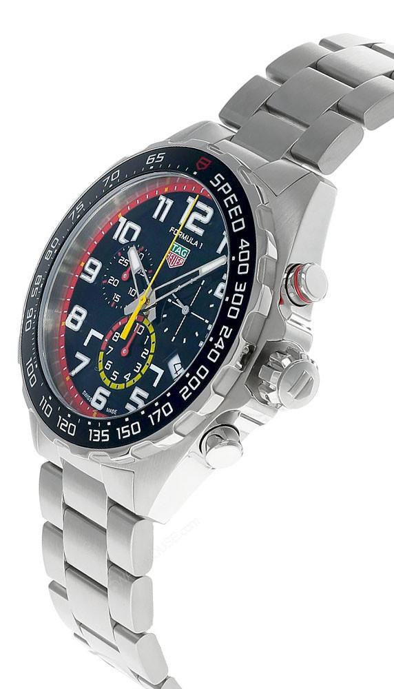 TAG HEUER Formula 1 X Red Bull Racing Quartz 43MM SS Men display picture 3