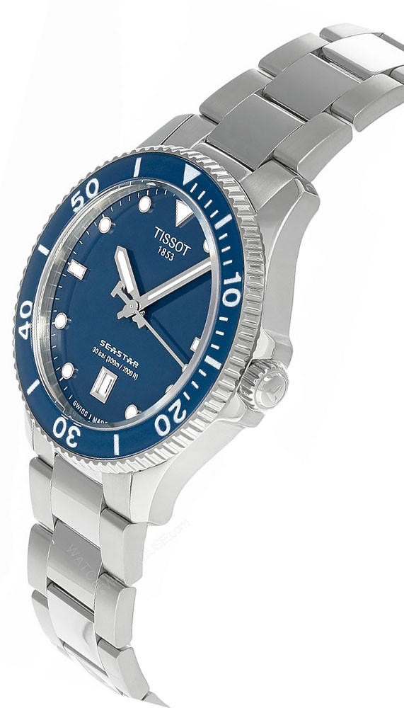 TISSOT Seastar 1000 40MM Quartz SS Blue Dial Men's Watch T120