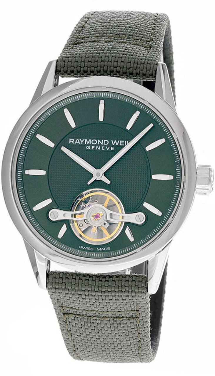 RAYMOND WEIL Freelancer 42.5MM AUTO Green Dial Textile Men s Watch