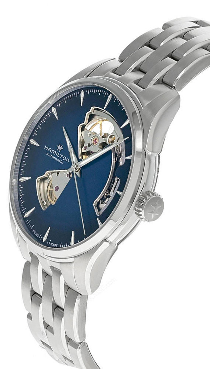 HAMILTON Jazzmaster Open Heart 40MM AUTO SS Blue Dial Men's Watch H32675140