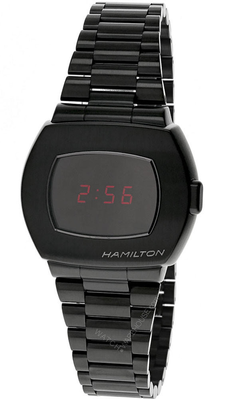 HAMILTON American Classic PSR Digital Black SS Men's Watch