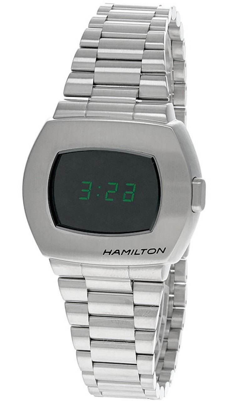 HAMILTON American Classic PSR Digital Quartz SS Men's Watch H52414131