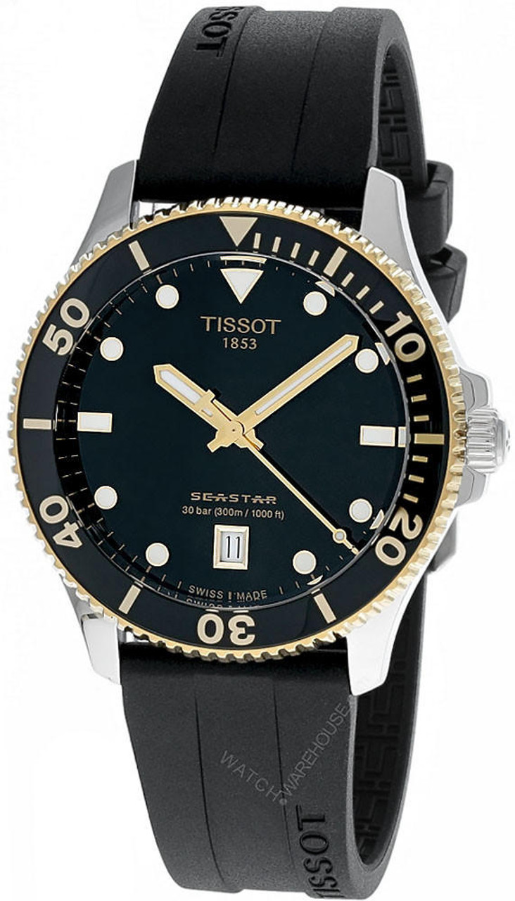 TISSOT Seastar 1000 Quartz 40MM Rubber Men's Watch T120.410.27.051.00 / T1204102705100 TISSOT Seastar 1000 Quartz 40MM Rubber Men's Watch T120.410.27.051.00 / T1204102705100