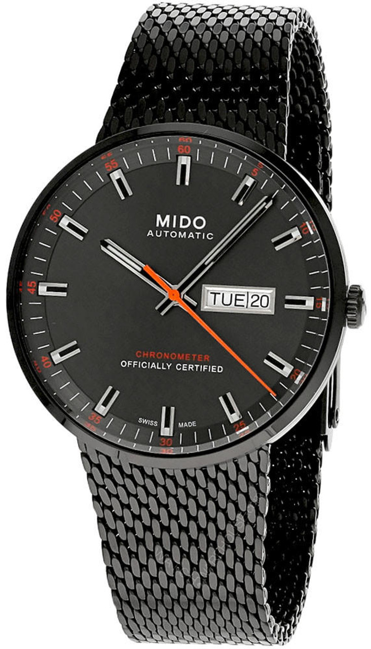 MIDO Commander Icone 42MM SS AUTO Black Men's Watch M031.631.33.061.00