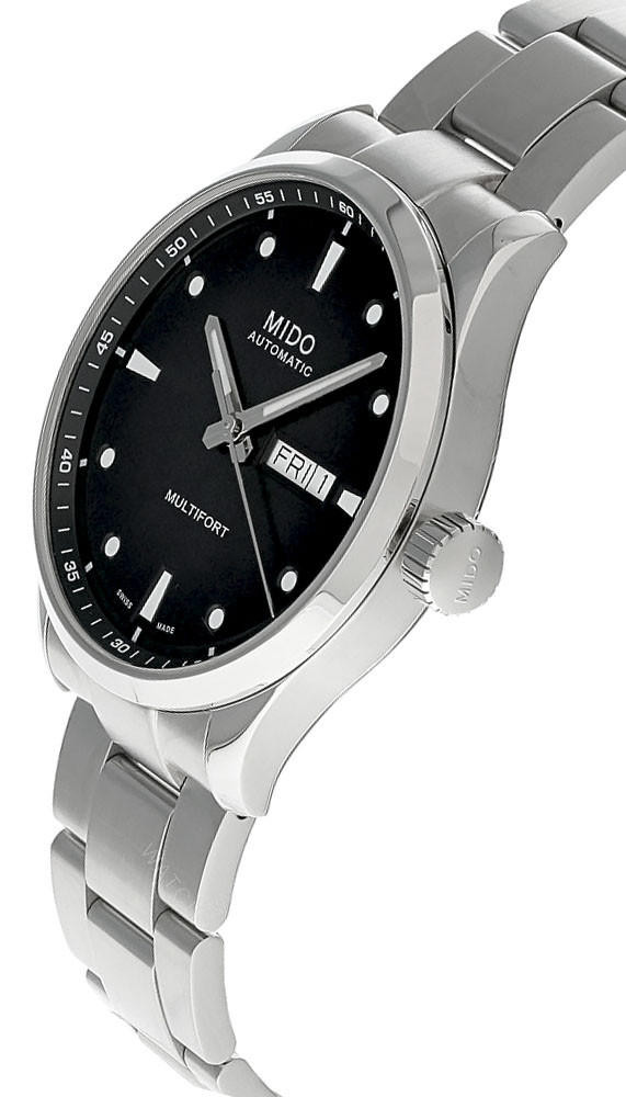 MIDO Multifort M AUTO 42MM SS Black Dial Men d-lab Morris ベルト