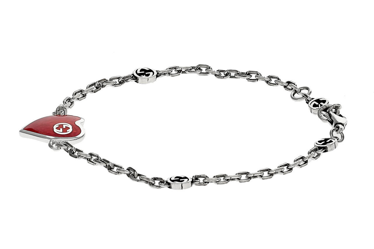 Gucci logo enamel bracelet