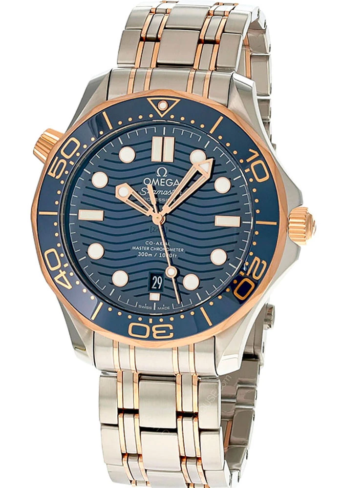 OMEGA Seamaster Diver 300 Co-Axial SS 42MM 18K Men's Watch 210.20.42.20.03.002