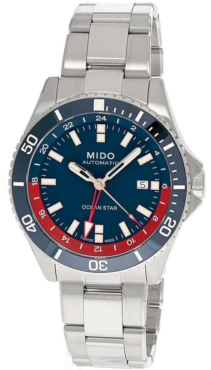 MIDO Ocean Star 36.5MM AUTO SS Blue Dial Women's Watch M026.207.11 