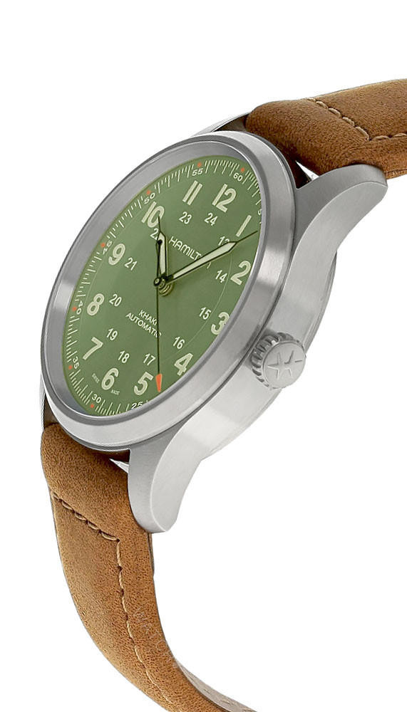 HAMILTON Khaki Field AUTO 38MM Titanium Leather Men's Watch