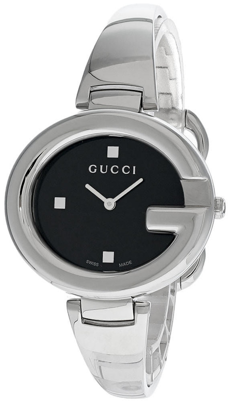 Gucci Dark Brown Guccissima Leather Watch Case Gucci