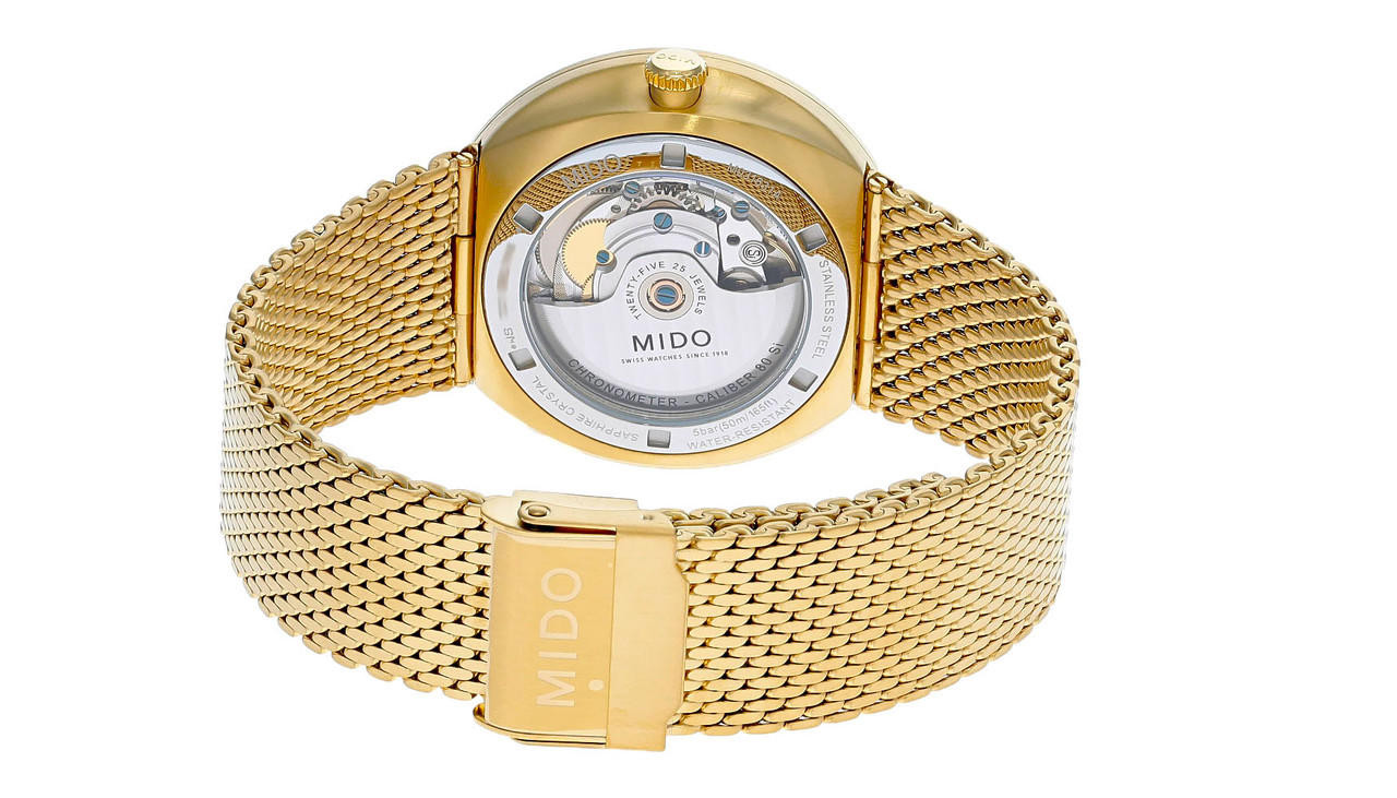 MIDO Commander Icone 42MM SS Yellow Gold Dial Men's Watch M031.631.33.021.00