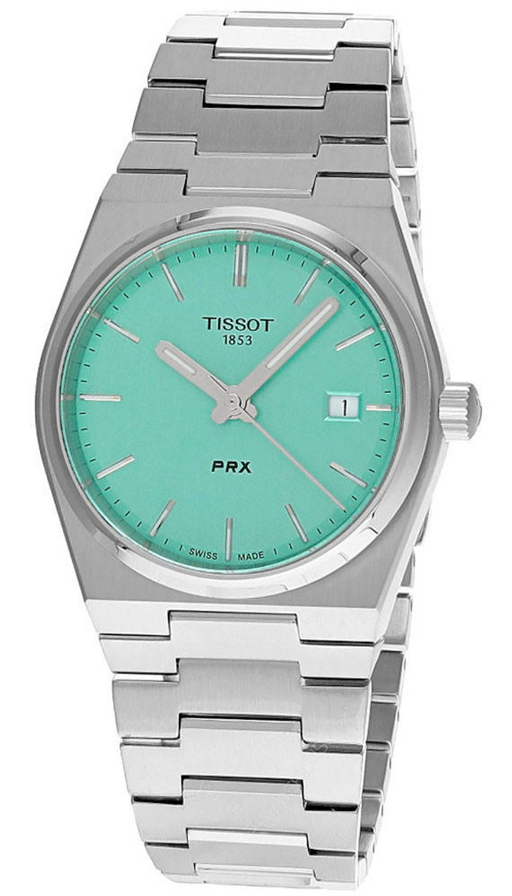 TISSOT PRX 35MM Quartz SS Light Green Dial Unisex Watch T137