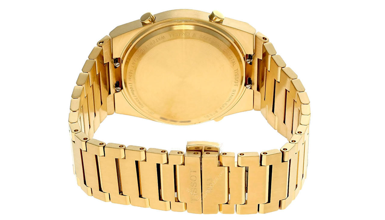 TISSOT PRX Digital 35MM Quartz SS Gold Unisex Watch T137.263.33