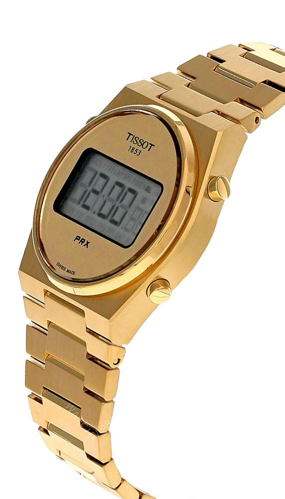 TISSOT PRX Digital 40MM Quartz SS Gold Men's Watch T137.463.33