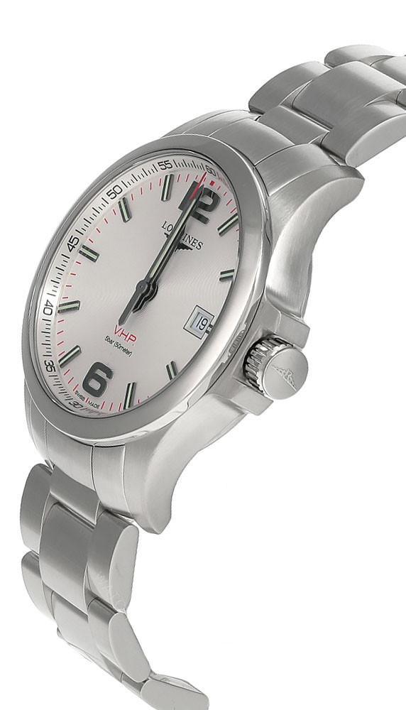 LONGINES Conquest V.H.P SS 43MM Silver Dial Men's Watch L3.726.4