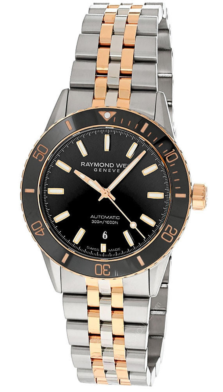 RAYMOND WEIL Freelancer Diver 42.5MM SS AUTO Two Tone Men s Watch