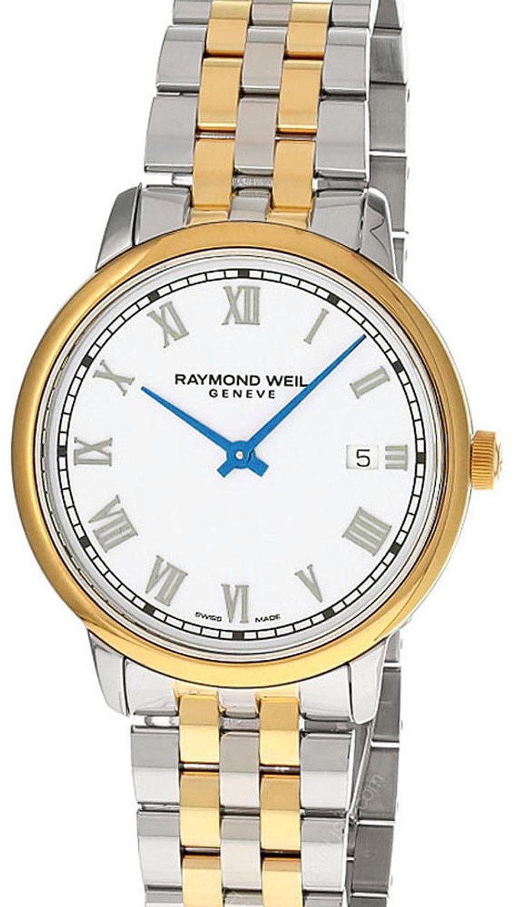 RAYMOND WEIL Toccata Quartz 39MM SS Two Tone Men s Watch 5485 STP