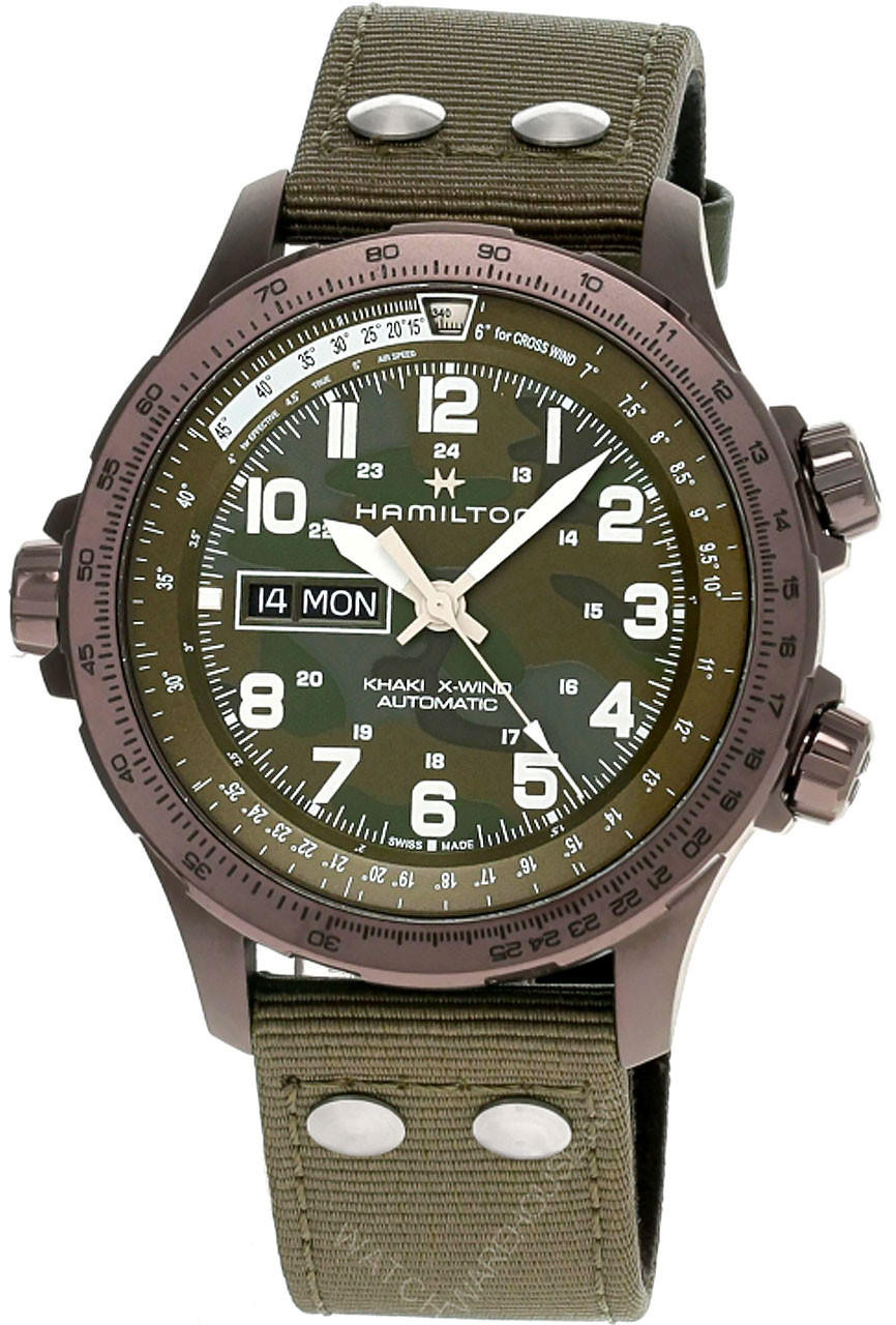 HAMILTON Khaki Aviation X-Wind Lefty CHRONO 45MM Men's Watch