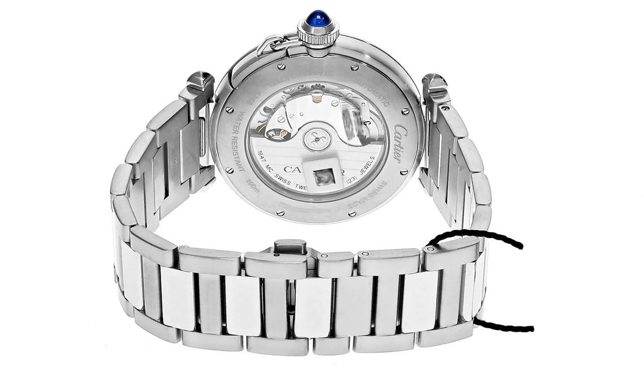 CARTIER Pasha de Cartier 41MM AUTO SS Anthracite Dial Men's Watch