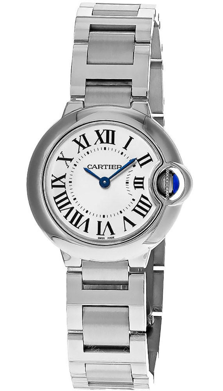 CARTIER Ballon Bleu de Cartier 28MM Quartz Silver Dial Women's