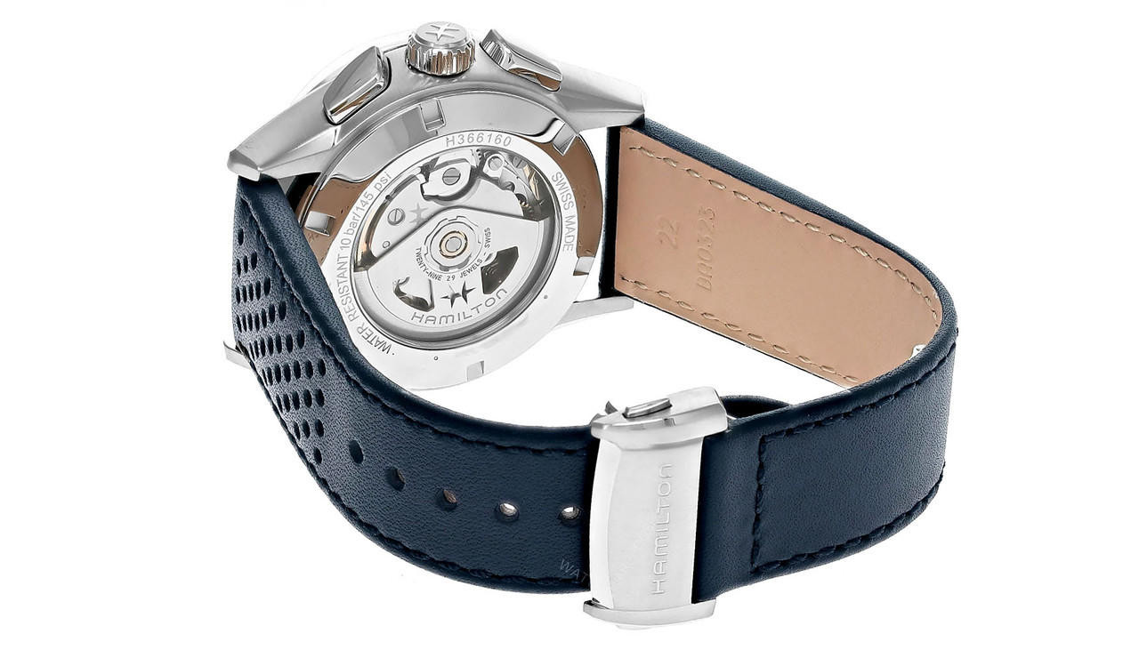 HAMILTON Jazzmaster Performer 42MM AUTO CHRONO Blue Dial
