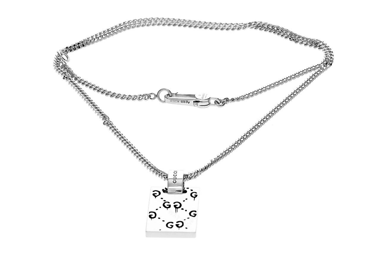 Gucci sales rectangle necklace