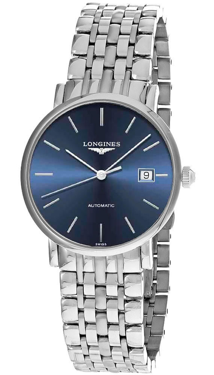 LONGINES Elegant Collection 37MM Blue Dial Unisex Watch L4.810.4