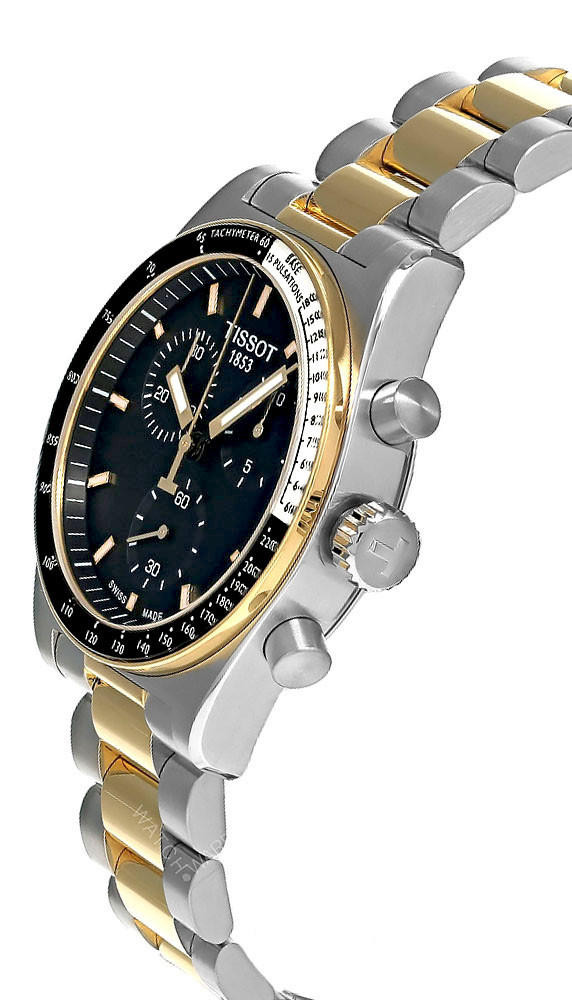 TISSOT PR516 CHRONO Quartz 40MM SS Two-Tone Men's Watch T149
