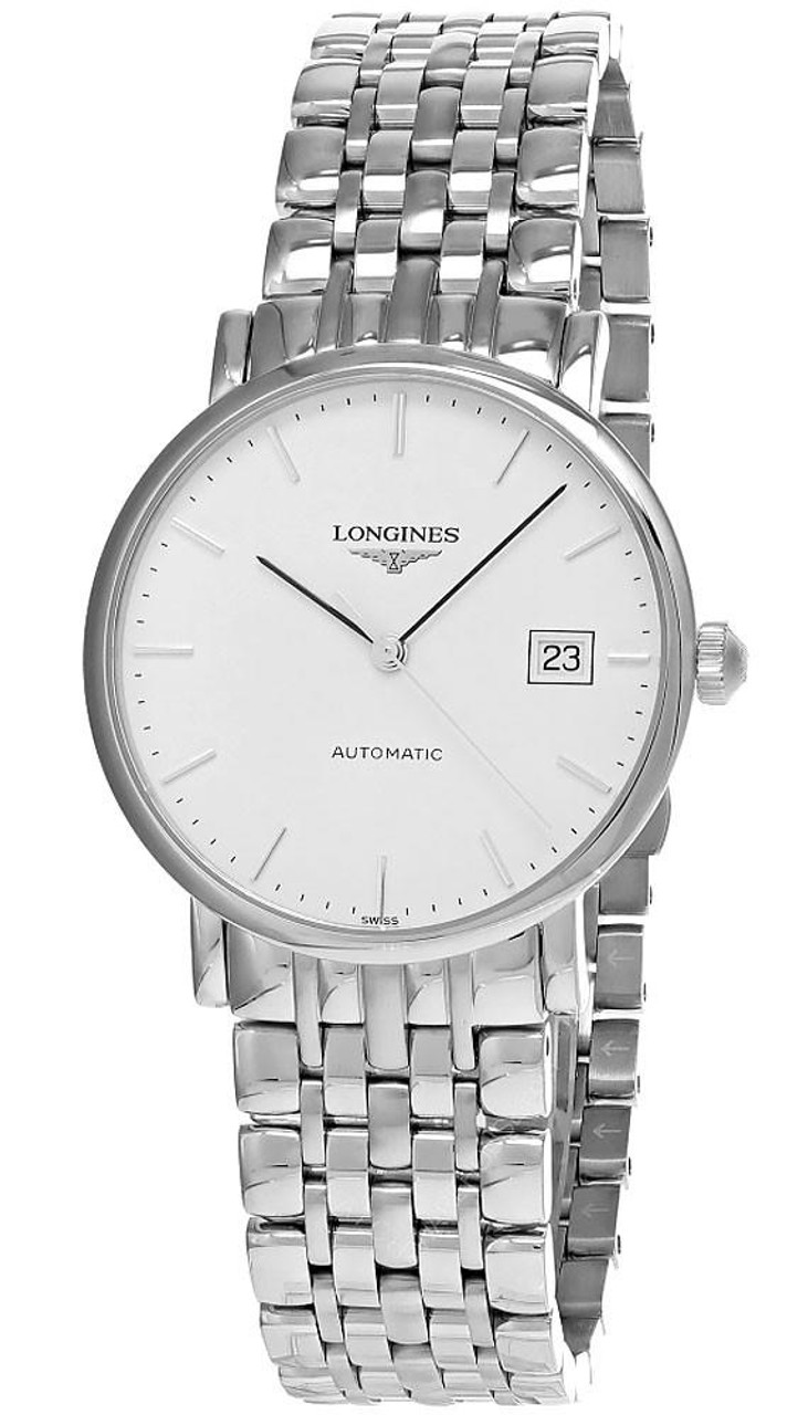 LONGINES Elegant Collection AUTO 37MM SS White Dial Men's Watch L4