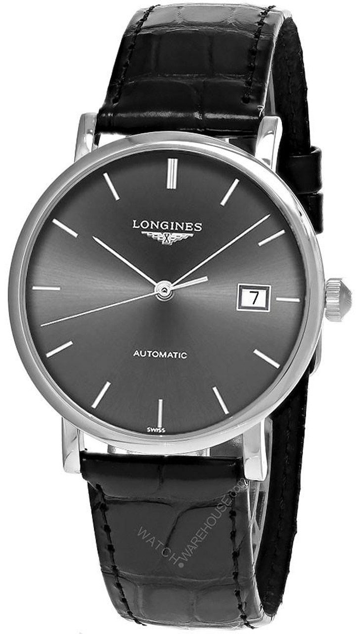 LONGINES Elegant Collection AUTO 37MM Grey Dial Men's Watch L4