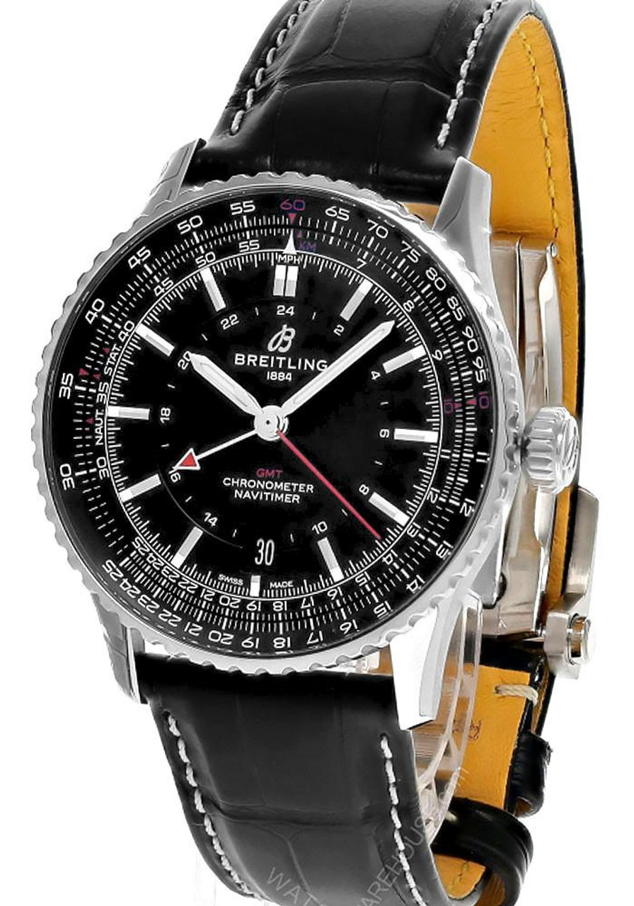 BREITLING Navitimer Automatic GMT 41MM Black Dial Men's Watch A32310251B1P1 BREITLING Navitimer Automatic GMT 41MM Black Dial Men's Watch A32310251B1P1