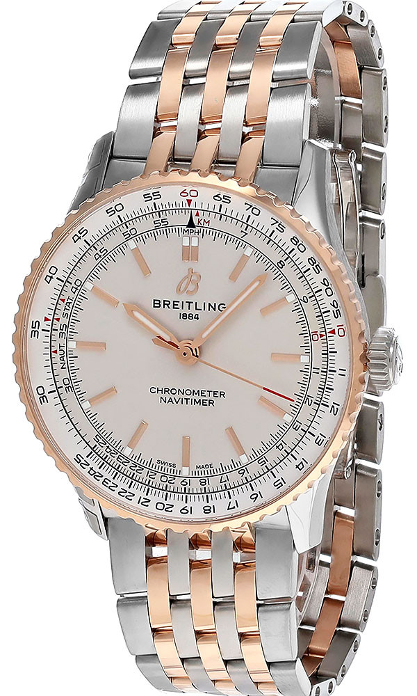 BREITLING Navitimer AUTO SS 41MM 18K Rose Gold Men's Watch U17329F41G1U1