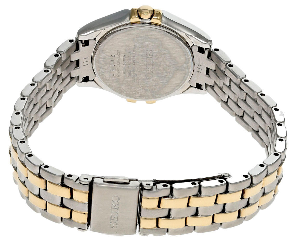 SEIKO 27MM White MOP Dial SS Women's Watch SXDE22 | Fast & Free US