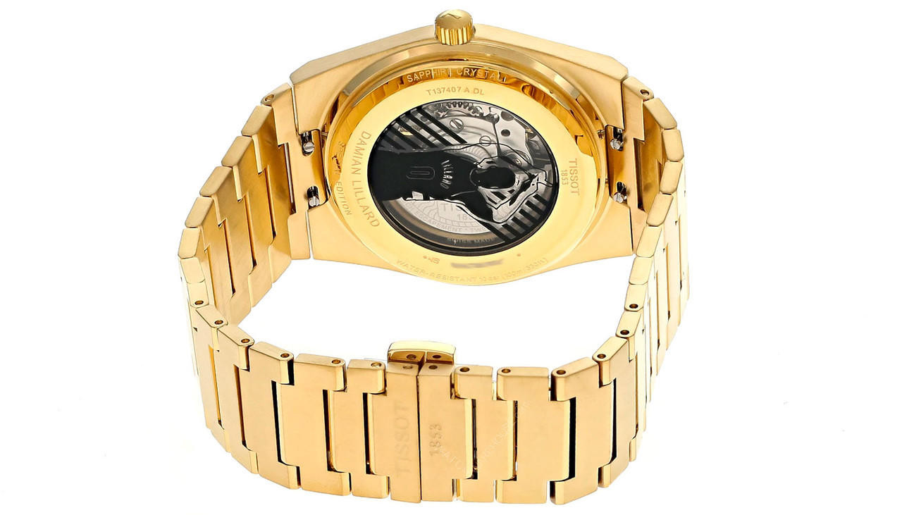 TISSOT PRX Damian Lillard Special Edition 40MM AUTO SS YLW Gold 