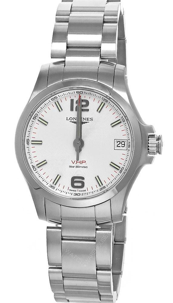 LONGINES Conquest V.H.P. 36MM SS Women's Watch L3.316.4.76.6