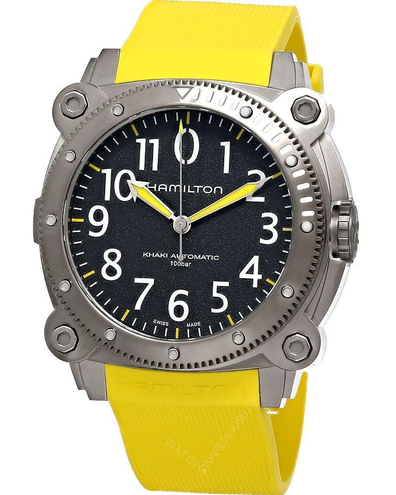 HAMILTON Khaki Navy Belowzero 1000M Automatic 46MM Men's Watch H78535380