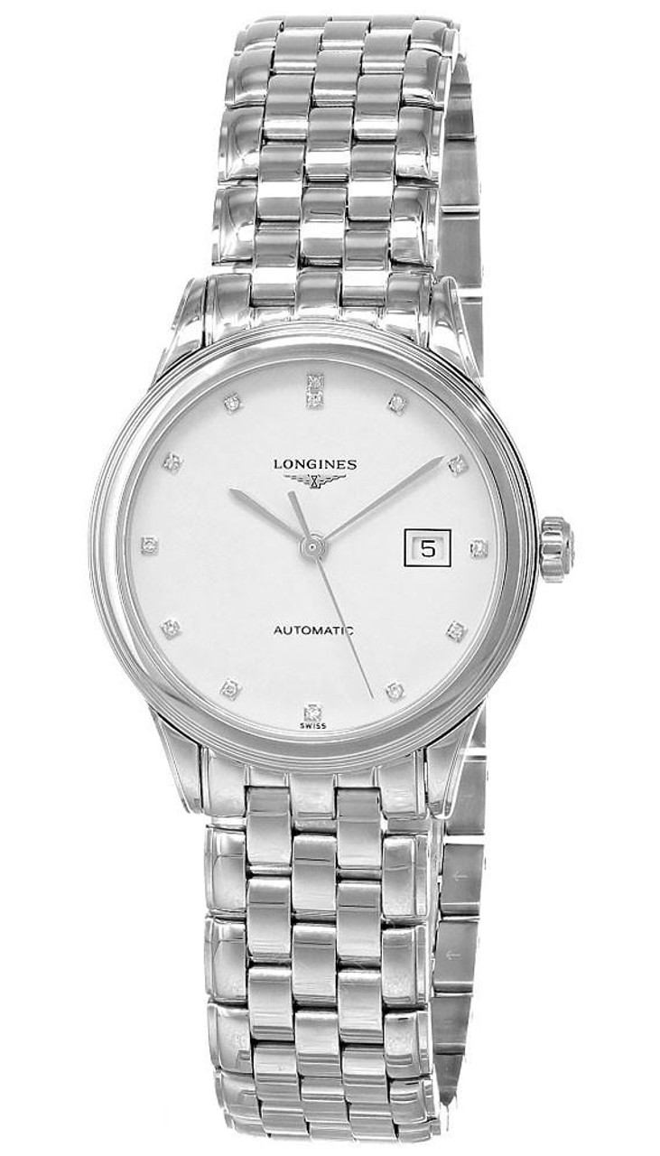 LONGINES Flagship Automatic Diamond 30MM Women's Watch L4.374.4.27.6 / L43744276 
