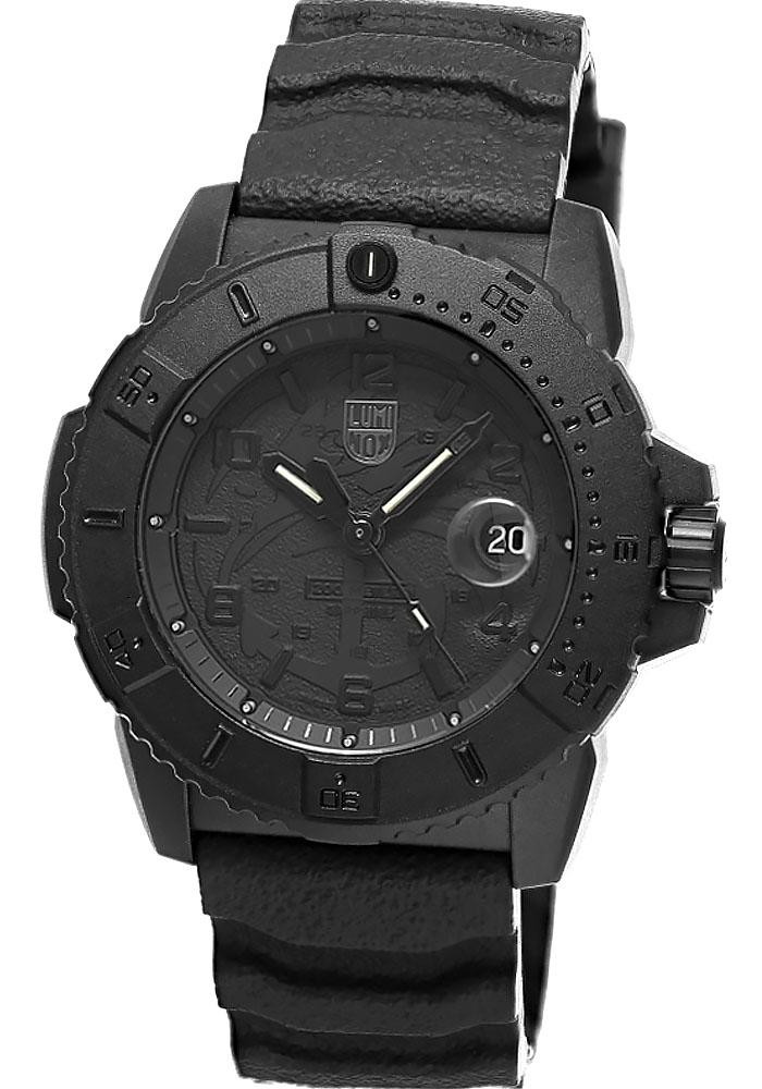 LUMINOX Navy SEAL Foundation 45MM Military Blackout Men's Watch XS