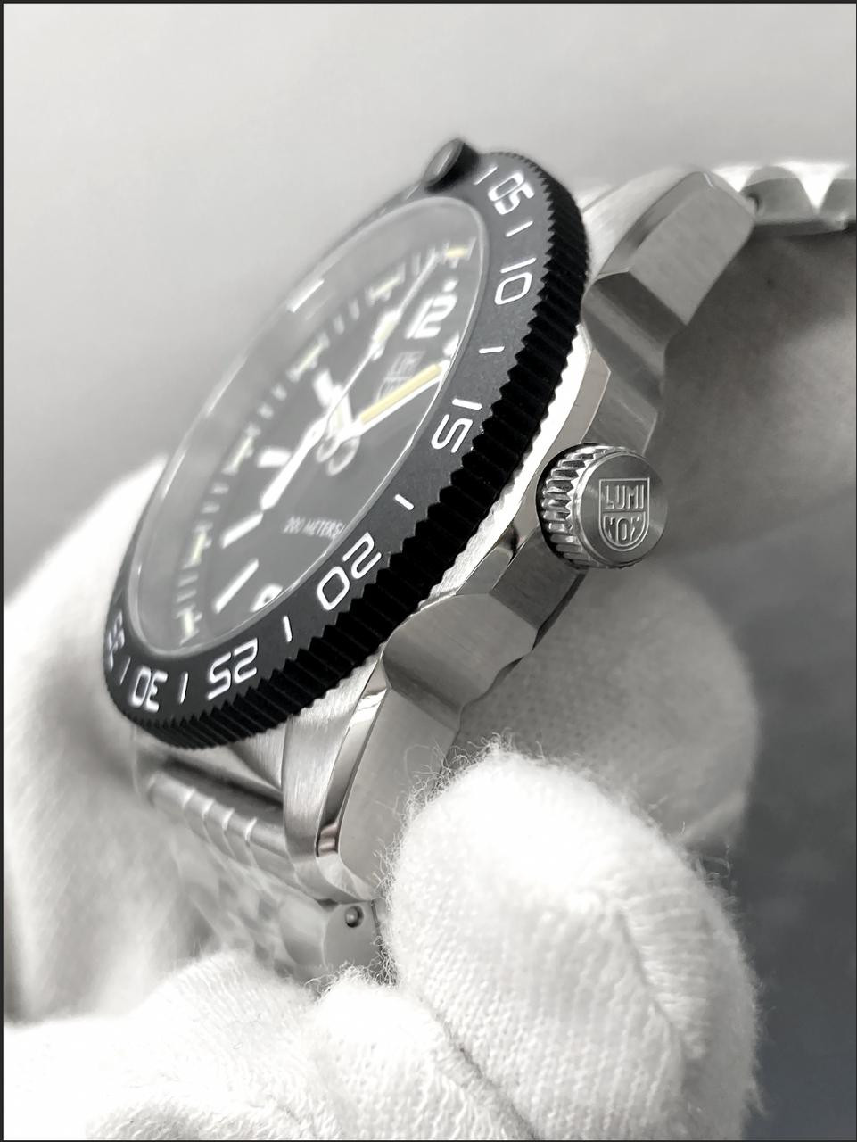 LUMINOX Pacific Diver Ripple SS 39MM Men's Dive Watch XS.3122M.1