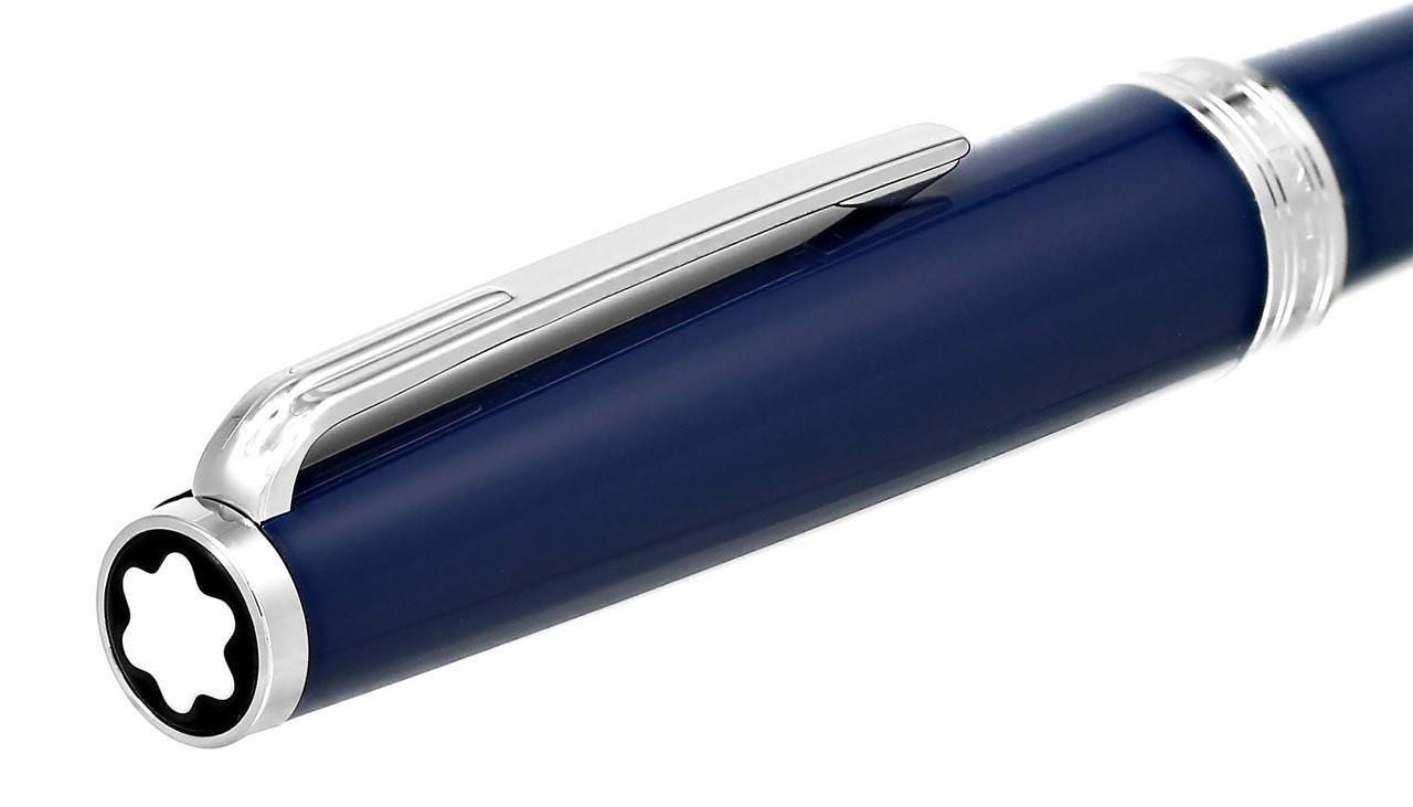 MONTBLANC Pix セット MONTBLANC Meisterstuck Set with PIX Blue Rollerball Pen and Pocket