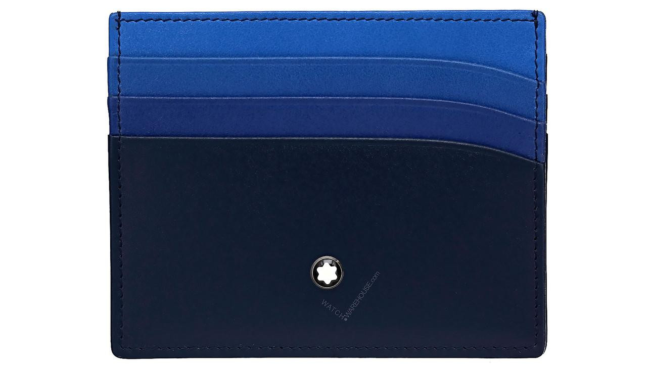 MONTBLANC Meisterstuck Set with PIX Blue Rollerball Pen and Pocket