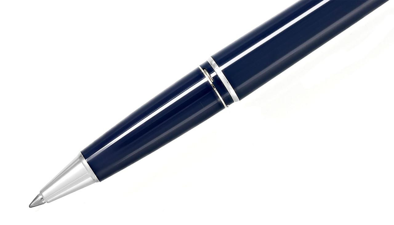 MONTBLANC Meisterstuck Set with PIX Blue Rollerball Pen and Pocket