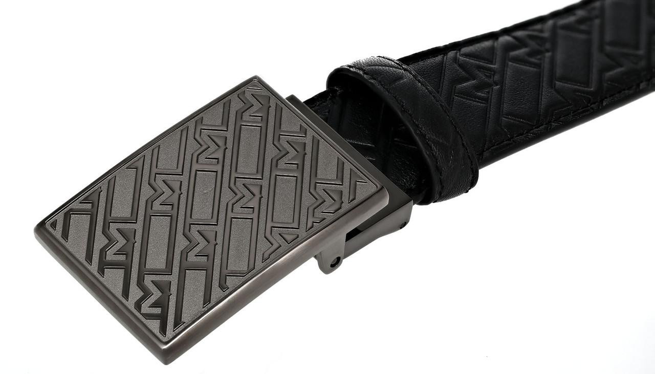 MONTBLANC Black 35MM Black Leather Belt MB129451 | Fast & Free US 
