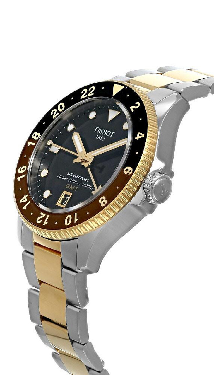 TISSOT Seastar 1000 Quartz GMT 40MM Men's Watch T120.852.22