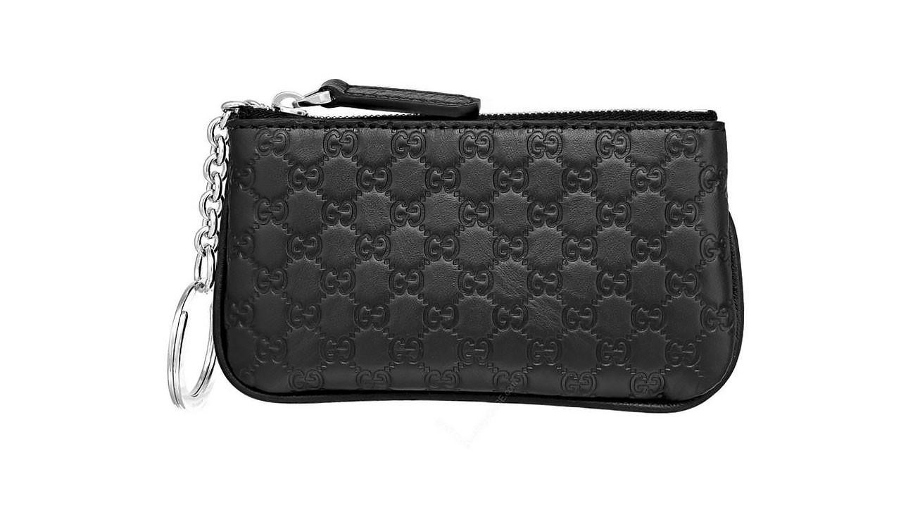 Gucci Accessories GUCCI Leather Microguccissima Key Case With Zipper Closure 544476 BMJ1N 1000 / 544476BMJ1N1000 